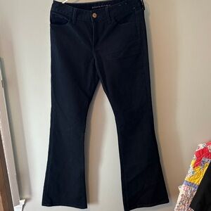 Banana Republic Midnight Black Flare Jeans